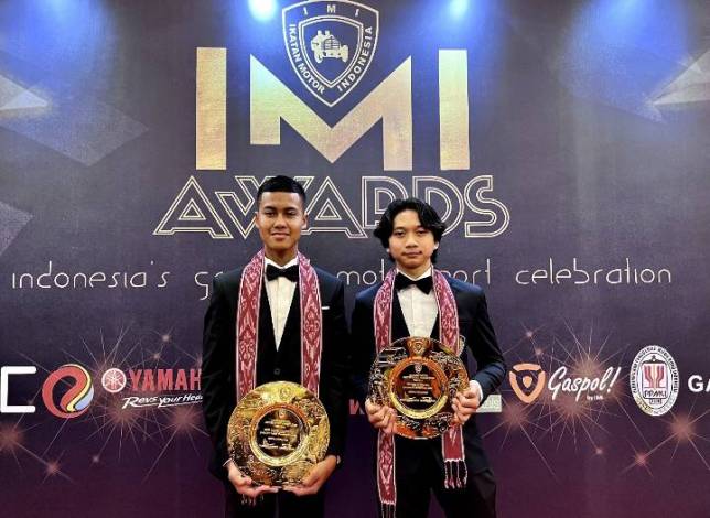 Yamaha dan Pembalap Raih Penghargaan Ikatan Motor Indonesia Awards