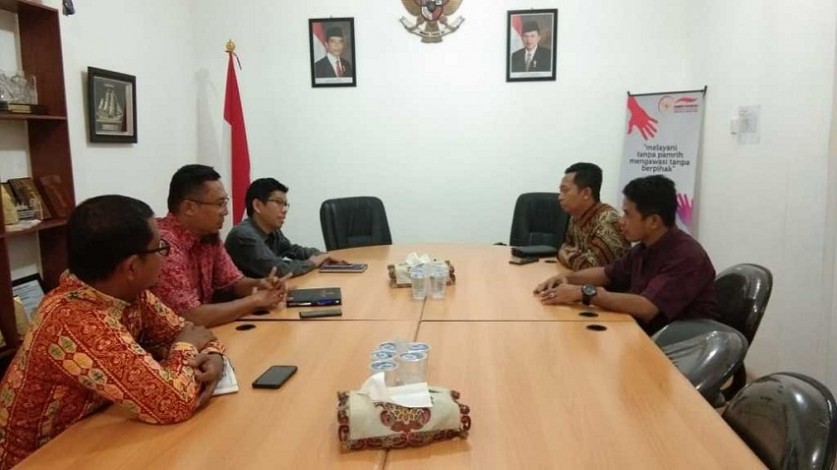 Dorong Penguatan Pelayanan Publik, KPU Riau Temui Ombudsman
