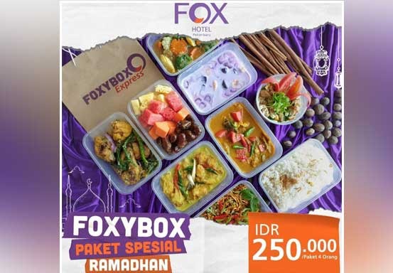 Paket Buka Puasa FoxyBox dari FOX Hotel Banyak Menu Pilihan, Siap Diantar ke Rumah