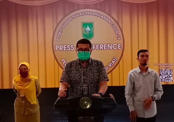 Jumlah Positif Covid-19 di Riau Mencapai 40 Orang, 1 Kasus Terakhir dari Dumai