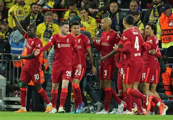 Bungkam Villarreal, Satu Kaki Liverpool Sudah di Final