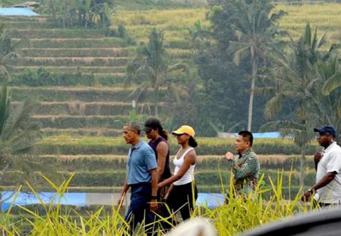 Agenda Liburan Keluarga Obama di Yogyakarta