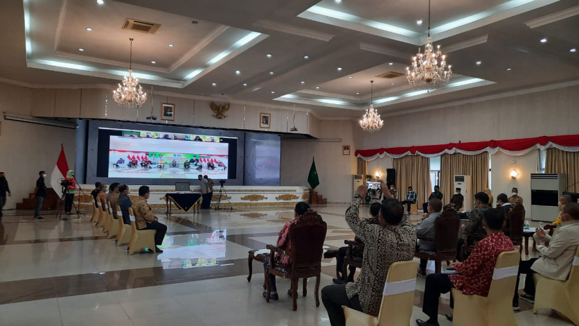PCR Dampingi Disdik Riau dalam Pelaksanaan PPDB 2021