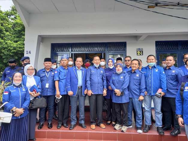 Bahas Potensi Koalisi hingga Sumbangsih untuk Riau, Demokrat Sambangi Kantor Nasdem