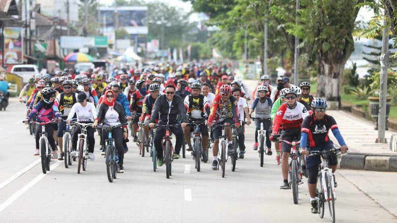 Diikuti 3.000 Peserta, Pekanbaru Jadi Tuan Rumah Sepeda Nusantara 2018