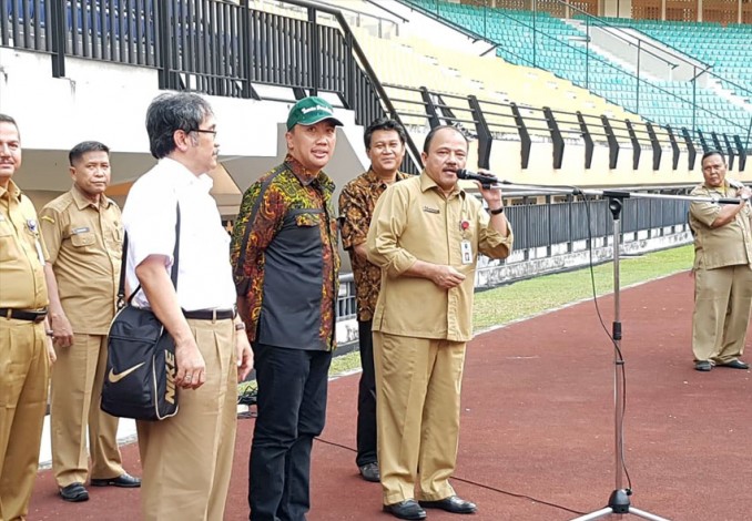 Apresiasi Kondisi Stadion Utama, Menpora Janji Bawa Event Nasional dan Internasional ke Riau