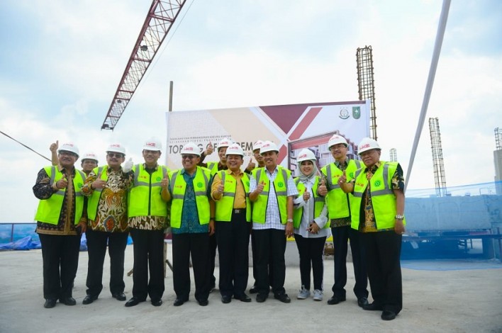 Progres Capai 72 Persen, PT HK Optimis Pembangunan Gedung Kejati Riau Tuntas Akhir Tahun