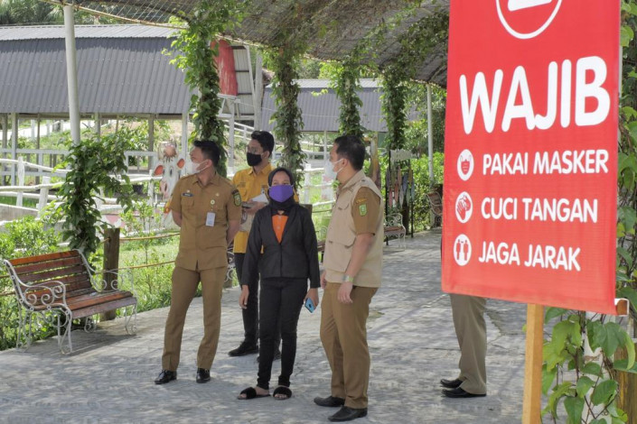 Antisipasi Klaster Libur Panjang, Dispar Riau Sosialisasi di Tempat Wisata