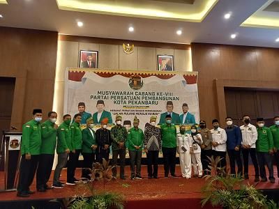 Dibuka Syamsurizal dan Wako Firdaus, Muscab Jadi Momentum Menghijaukan Kembali PPP di Pekanbaru