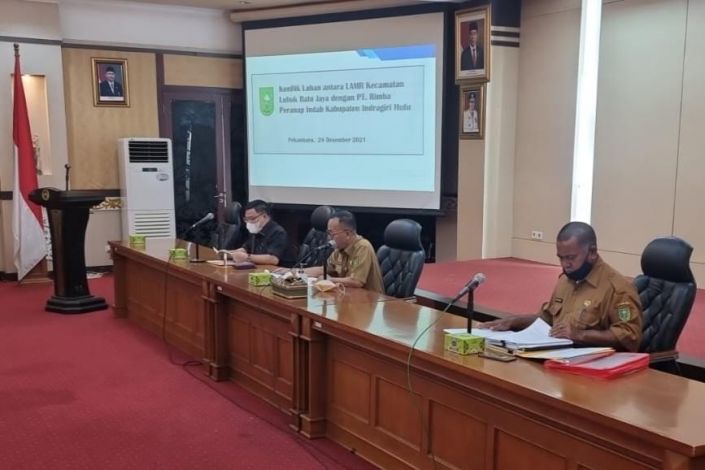 Pemprov Riau Fasilitasi Penyelesaian Konflik Lahan antara LAMR Lubuk Jaya dengan PT RPI