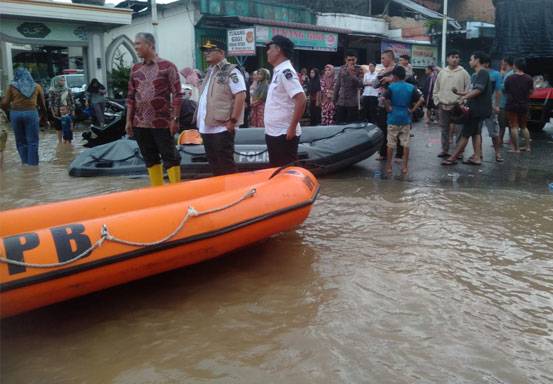 4.056 Rumah di 7 Kecamatan Terendam Banjir, Bupati Rohul Tetapkan Tanggap Darurat