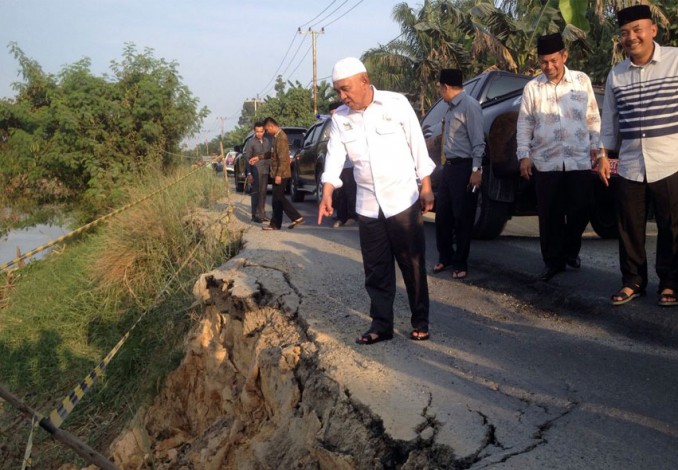 Pemprov Riau Sediakan Rp10 Miliar Untuk Perbaikan Jalan Rengat-Tembilahan