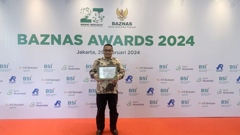 Baznas Riau Raih 3 Kategori Penghargaan Baznas Award 2024