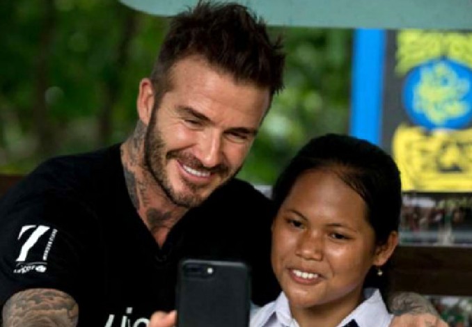 Kesan David Beckham Temui Siswa Anti Bullying di Semarang