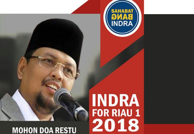 Indra Adnan Semakin Optimis Maju Pilgubri 2018