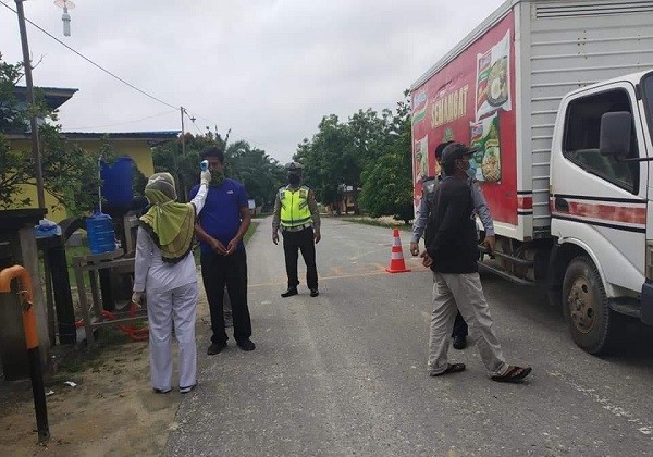 Polres Jaga Ketat Akses Keluar-Masuk ke Kabupaten Siak
