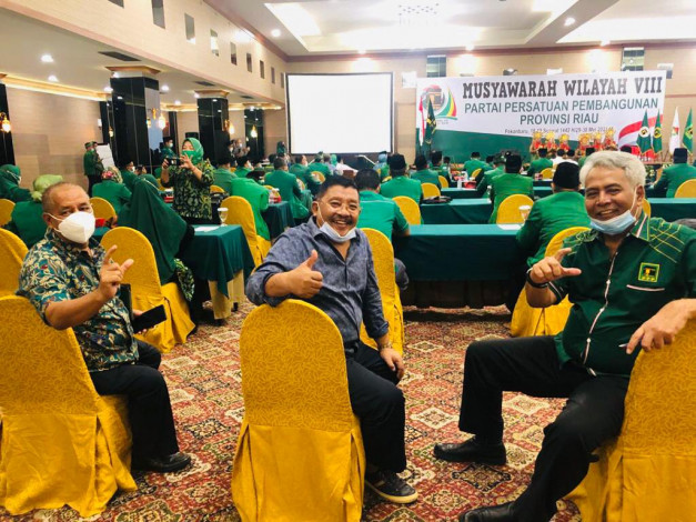 Sejumlah Kepala Daerah dan Tomas Hadiri Muswil PPP Riau