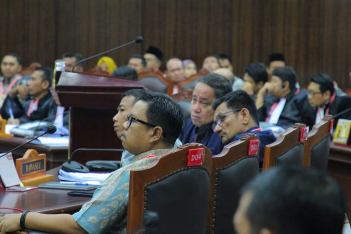 Bawaslu Riau Hadiri Sidang Pembuktian Serta Pengesahan Alat Bukti Tambahan Delapan Permohonan PHPU