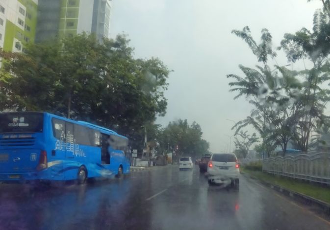 Jelang Akhir Pekan, Hujan Masih Berpotensi Guyur Riau