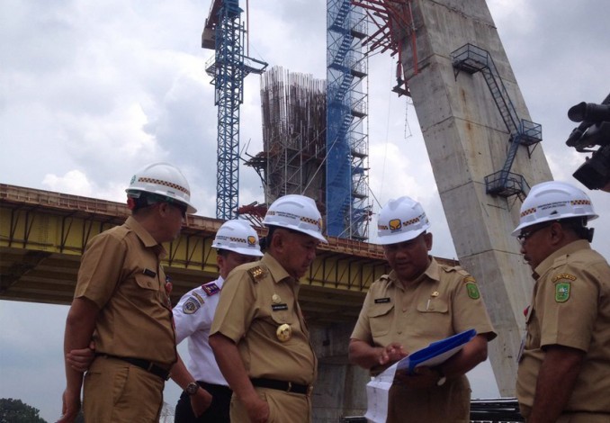 Demi Keamanan, PUPR Riau Laporkan Progres Jembatan Siak IV ke Kementerian