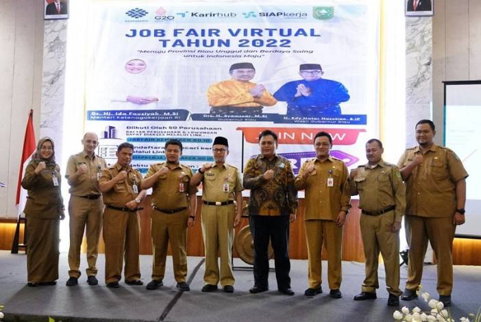 Hari Pertama, Ini 38 Perusahaan Buka Loker di Job Fair Virtual Riau
