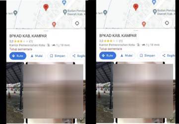 Firdaus Sayangkan Ada Postingan Video Tak Senonoh di Overview Google Maps OPD Pemkab Kampar
