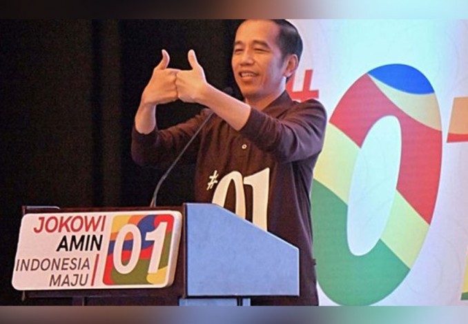 Jokowi Perkenalkan Kampanye Salam Satu Jempol Gantikan Jari Telunjuk