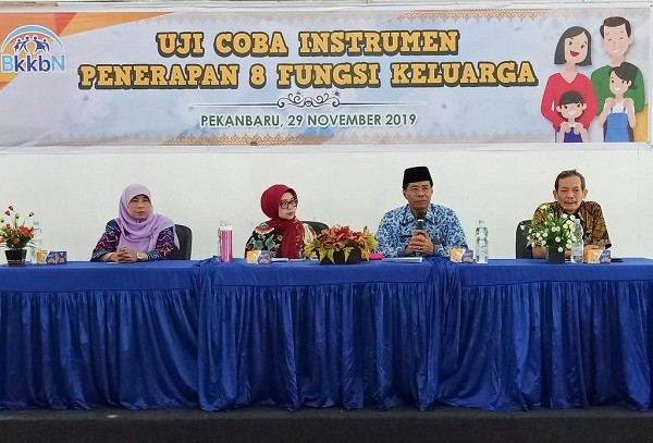 Riau jadi Lokus Uji Coba Instrumen Penerapan 8 Fungsi Keluarga