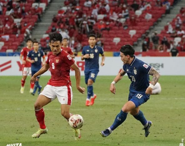Leg Pertama Final Piala AFF, Thailand Hancurkan Indonesia 4-0