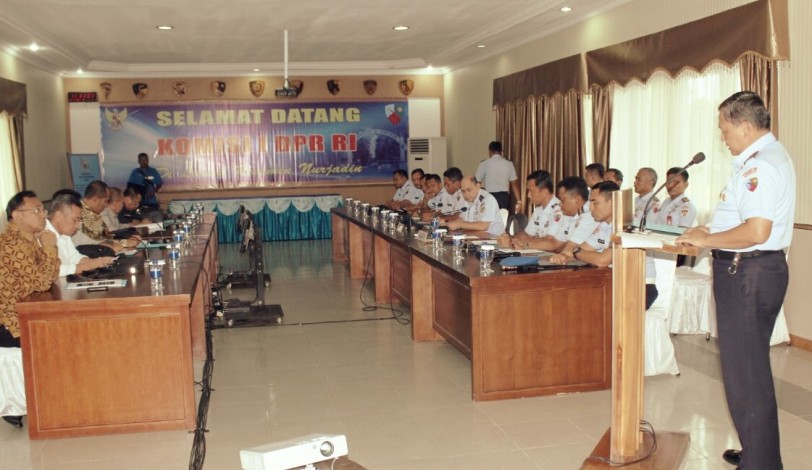 Komisi I Dorong Peningkatan Alutsista TNI AU di Lanud RsN Pekanbaru