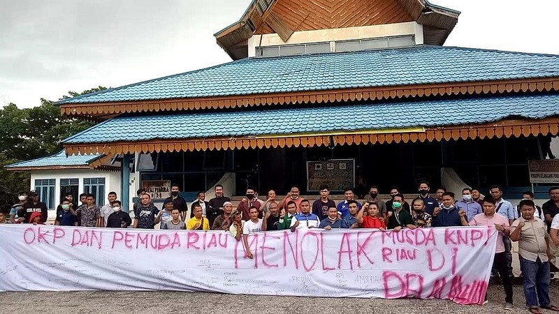 Tolak Musda KNPI Riau Versi Tiga Ketua Umum, Kelompok Pro Fuad Santoso Ancam Lakukan Pembubaran