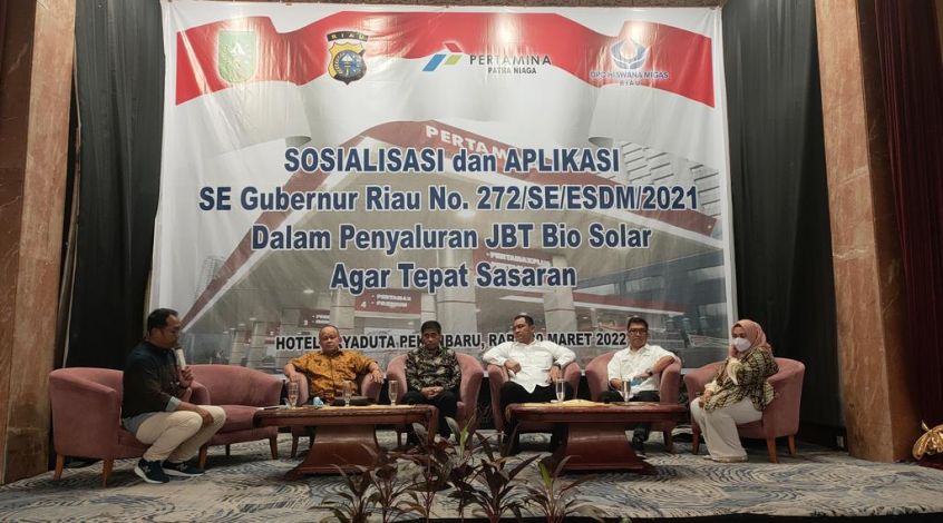 Agar Tepat Sasaran, Hiswana Migas Riau Sosialisasikan SE Gubernur Soal Penyaluran JBT Biosolar
