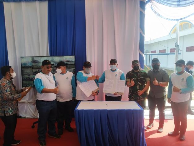 BWS Sumatera 3 Serahkan Intake SPAM IKK ke Pemkab Siak