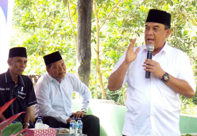 Libur Kampanye, Cawagubri Edy Nasution Umrah