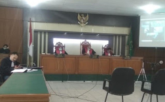 Empat Terdakwa Korupsi Rehab Gedung SMPN 1 Merbau Divonis 15 Bulan Penjara