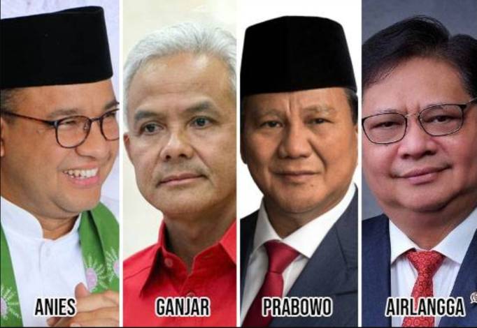 Ganjar Pranowo Urutan Teratas Capres Polling CAKAPLAH, Airlangga Hartarto Paling Belakang