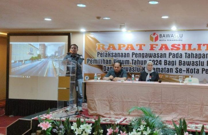 Bawaslu Pekanbaru Imbau Pengawasan Pemilu di Kecamatan se-Pekanbaru di Tingkatkan