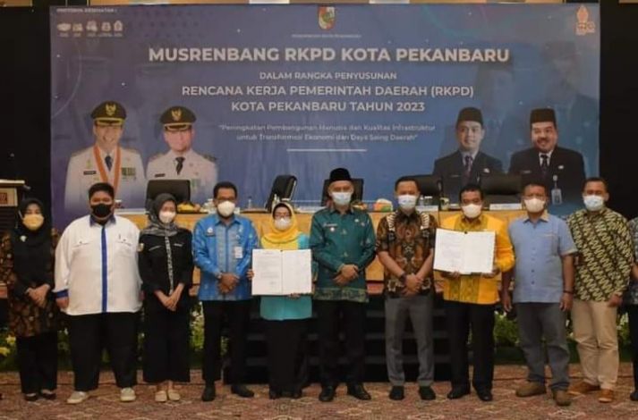 Pimpinan DPRD Riau Hadiri Musrenbang Kota Pekanbaru, Pastikan Kawal Pembangunan Infrastruktur dan SDM