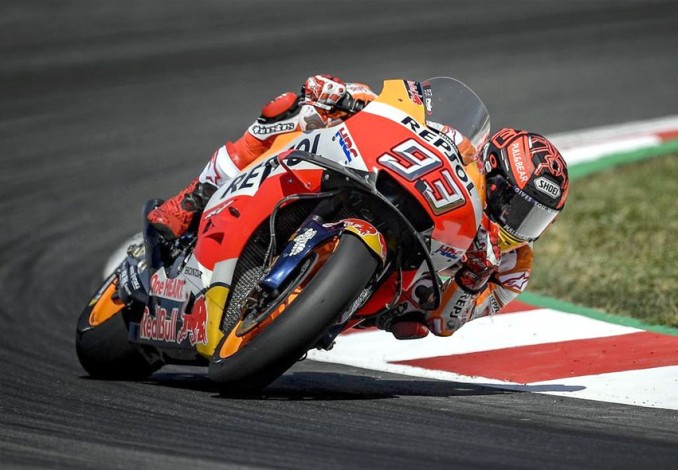FP1 MotoGP Belanda: Marquez Tercepat, Rossi Ketiga