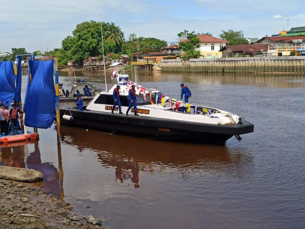 Ditpolairud Punya Kapal Baru, Kapolda Riau: Untuk Memburu Kapal Hantu