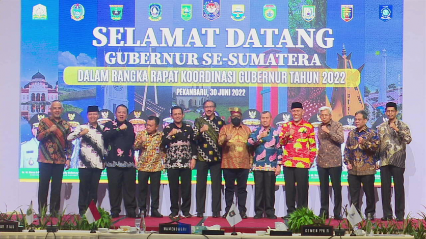 Syamsuar Harap Rakor Gubernur se-Sumatera di Riau Bangun Sinergi Percepatan Pembangunan