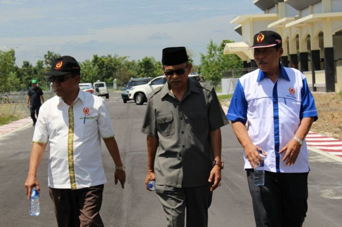 Pastikan Kesiapan Kampar Tuan Rumah, KONI Riau Cek Kondisi Venue Porprov