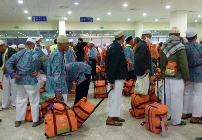 Jemaah Haji Asal Pekanbaru Sudah Tiba di Bandara SKK II Pekanbaru
