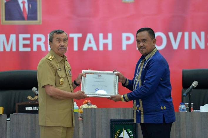 Pemprov Riau Raih Penghargaan MCP dari KPK