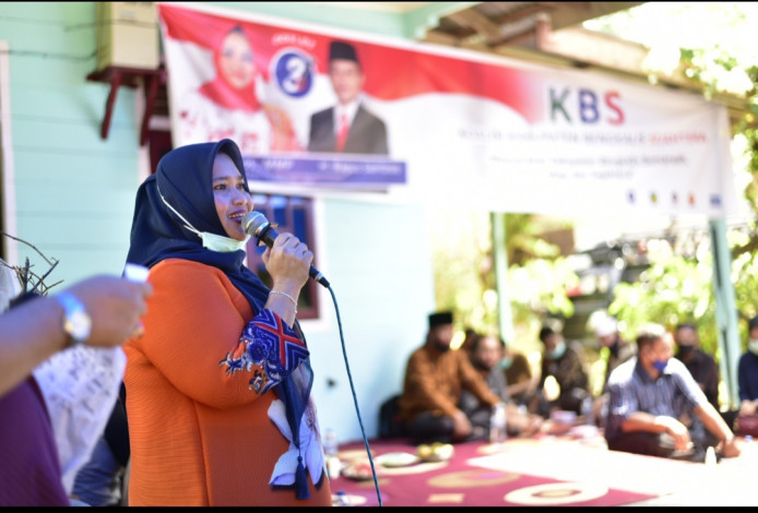Kampanye Perdana, Kasmarni Keliling Kampung Sapa Masyarakat Desanya