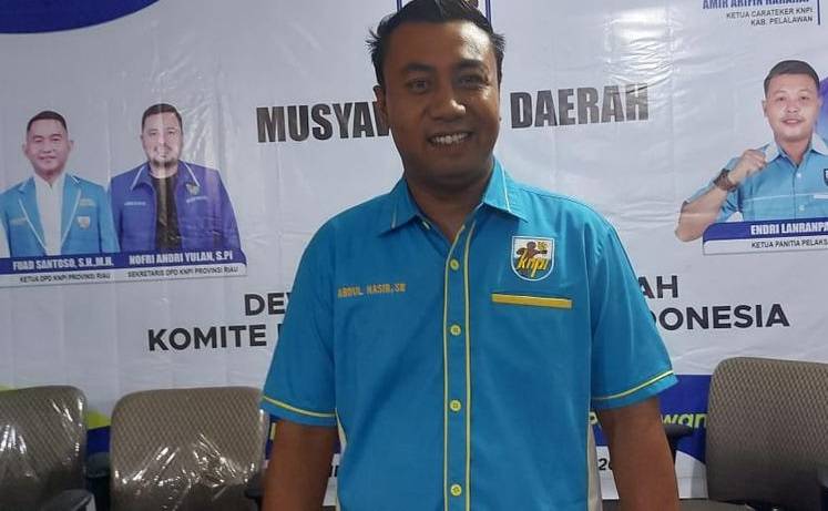 60 OKP Berikan Dukungan, Abdul Nasib Kembali Nahkodai KNPI Pelalawan