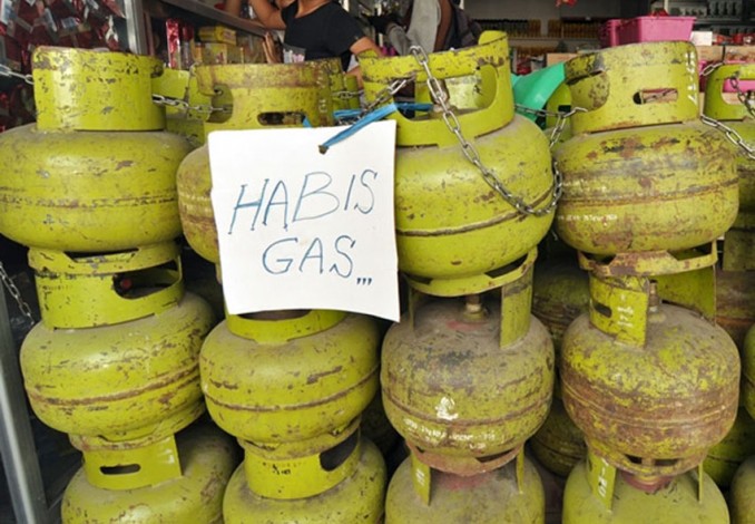 Langka, Mencari Gas 3 Kilogram di Pekanbaru Bak Mencari Jarum dalam Sekam