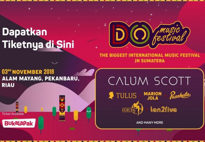 Meriahkan Ekosistem Pariwisata di Riau, Bukalapak Hadirkan Inovasi di Do Music Festival 2018