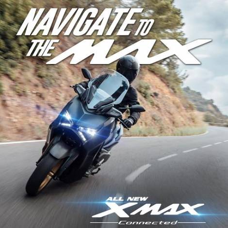 Fitur Yamaha XMAX 2023: Dilengkapi Connected dan Garmin