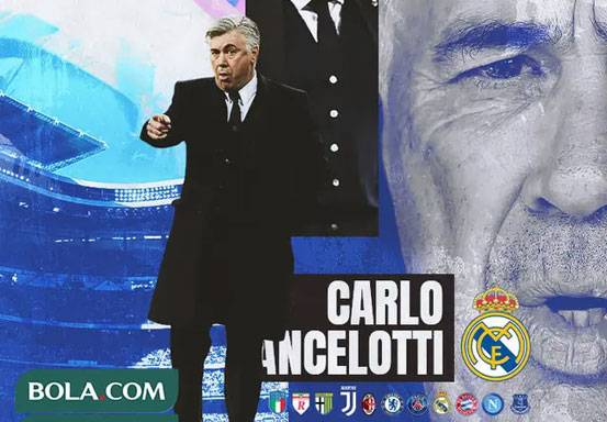 Sah! Carlo Ancelotti Perpanjang Kontrak di Real Madrid hingga 2026